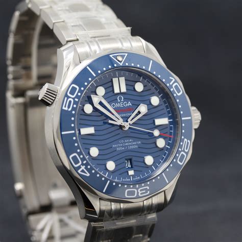 omega seamaster wave dial.